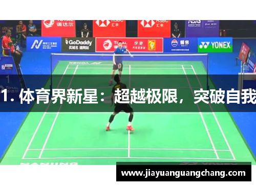 1. 体育界新星：超越极限，突破自我
